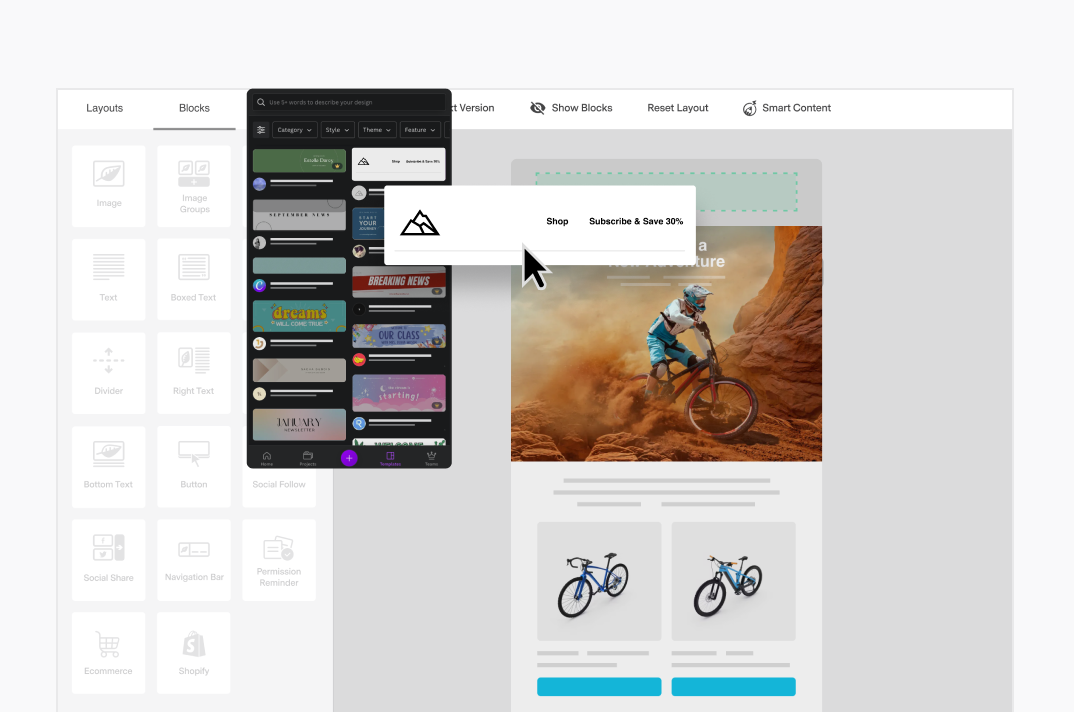 Benchmark Email + Canva